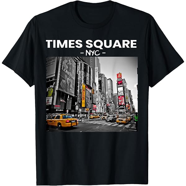 Amazon.com: Times Square T-Shirt NYC New York City Gift Tee T